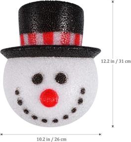 img 2 attached to ☃️ Christmas Snowman Porch Light Covers - Pack of 2