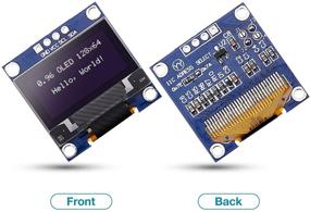 img 3 attached to 📺 Модуль дисплея Frienda 0.96 дюйма 12864 128x64 с драйвером I2C серии Self-Luminous Board для Raspberry PI (белый свет)