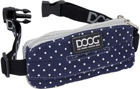 img 4 attached to 🐶 DOOG Mini Walking Belt with Waste Bags and Phone/Key/Money Compartments - Ideal for Active Dog Owners