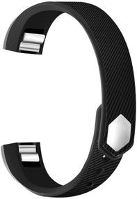 img 4 attached to 🏋️ POY Compatible Bands for Fitbit Alta/Alta HR - Stylish, Adjustable Sport Wristbands for Men and Women