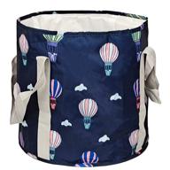 👜 vtwtv portable foot soaking bag - insulation foot bath bucket for travel - folding & easy to carry - dark blue logo