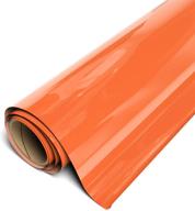 🟠 siser easyweed 15" roll orange - high-quality heat transfer vinyl - 3ft length logo