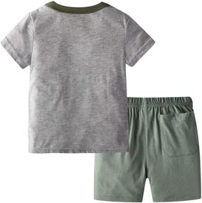 img 3 attached to 👕 Summer Outfits for Toddler Boys: Clothing Sets and Boys' Clothing