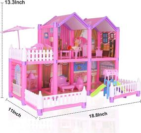 img 1 attached to 🏠 Dollhouse Dreamhouse: Furnishings and Accessories for the Perfect Miniature Home