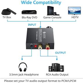 img 3 attached to 🎧 Улучшайте звуковой опыт: конвертер eSynic 192кГц DAC для HD DVD Blu-ray PS3 PS4 TV Amps Cinema