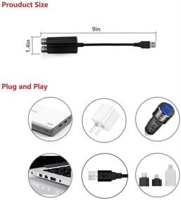 img 1 attached to 🌟 Светильник проектора звёзд LEDCARE USB: регулируемые романтические светильники для автомобилей для подсветки потолков, спален и автомобилей.