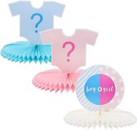 gender reveal party decoration centerpiece logo