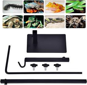 img 2 attached to 🐍 Versatile Reptile Lamp Stand - Adjustable Floor Light Support for Amphibians, Lizards, Turtles, Snakes, and Other Cold-Blooded Animals