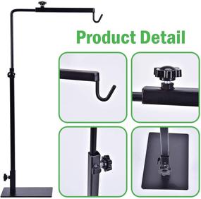 img 1 attached to 🐍 Versatile Reptile Lamp Stand - Adjustable Floor Light Support for Amphibians, Lizards, Turtles, Snakes, and Other Cold-Blooded Animals