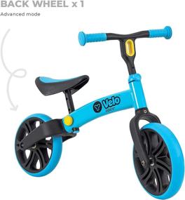 img 2 attached to 🚲 Yvolution Y Velo Junior Toddler Balance Bike: Best No-Pedal Training Bike for Kids 18 Months to 3 Years - 9 Inch Wheel