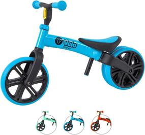 img 4 attached to 🚲 Yvolution Y Velo Junior Toddler Balance Bike: Best No-Pedal Training Bike for Kids 18 Months to 3 Years - 9 Inch Wheel