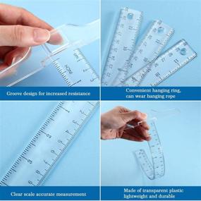 img 3 attached to 🔲 Pangda T Square - Optically Clear Plastic Drafting Tool