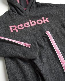 img 3 attached to Костюм для девочек от Reebok: свитшот и джоггеры | Активная одежда для девочек для лучшей производительности