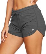 introducing the colosseum active women's simone cotton blend yoga and running shorts - perfect for fitness enthusiasts! логотип