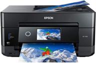🖨️ epson expression premium xp-7100: the ultimate wireless color photo printer with adf, scanner, and copier in sleek black design logo