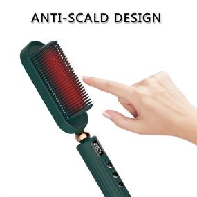 img 2 attached to Straightener Anti Scald Temperature Frizz Free Professional