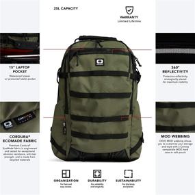 img 3 attached to OGIO Convoy Laptop Backpack Charcoal