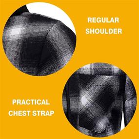 img 2 attached to DEVIL KING Lightweight Flannel Jackets for Men's Clothing and Active Wear