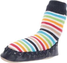 img 4 attached to 🎉 Colorful Striped Konfetti Moccasins