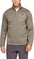 👕 under armour specialist henley 2.0 1/4 zip t-shirt for men: enhanced performance and style logo