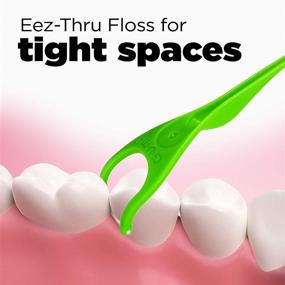 img 1 attached to 🦷 GUM Angled Flossers, Fresh Mint, Pack of 75 for Effective Oral Care