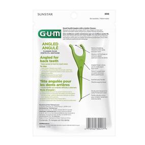 img 2 attached to 🦷 GUM Angled Flossers, Fresh Mint, Pack of 75 for Effective Oral Care