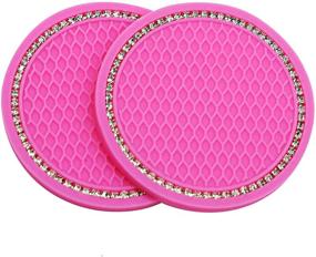 img 4 attached to Veyocriki Coasters Universal Inch Silicone Accessories Interior Accessories