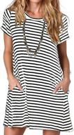 alaster womens casual striped dresses women's clothing for dresses logo