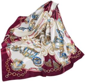 img 3 attached to YOUR SMILE Feeling Fashion Headscarf Women's Accessories for Scarves & Wraps