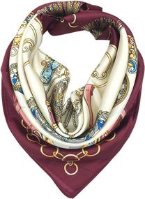 img 4 attached to YOUR SMILE Feeling Fashion Headscarf Women's Accessories for Scarves & Wraps