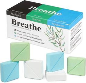 img 4 attached to InYourNature BREATHE Shower Steamers: Eucalyptus, Peppermint & Menthol and Tea Tree, 6 x Aromatherapy Shower Tablets with Organic Essential Oils