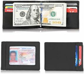 img 3 attached to 💼 Pocket Leather Bifold Wallet with Credit Card Holder