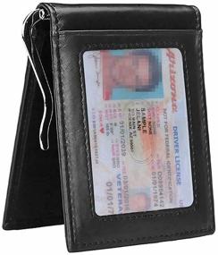 img 4 attached to 💼 Pocket Leather Bifold Wallet with Credit Card Holder