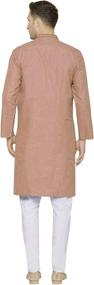 img 2 attached to 👕 Indian Men's Kurta Pajama by Maple Clothing: Clothing and Sleep & Lounge Wear