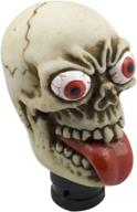 🧛 mavota skull shifter knob – red tongue with big eyes style – off-white manual/automatic gear shift knob logo