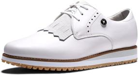 img 4 attached to FootJoy Womens Sport Retro Leopard Women's Shoes in Athletic