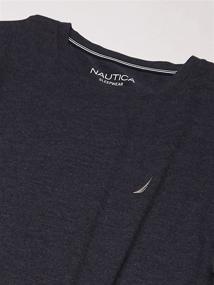 img 3 attached to Nautica Sleeve Sleep Solid X Large Men's Clothing in Sleep & Lounge