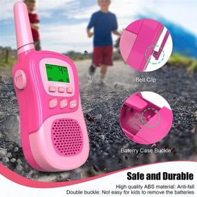 img 2 attached to Walkie Talkies for Kids: Fun Interactive Toys for 3-12 Year Old Girls and Boys
