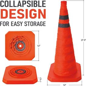 img 3 attached to 🚦 Cartman Collapsible Traffic Reflective: Versatile, Portable Safety Solution