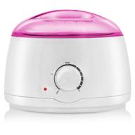 efficient hair removal: salon sundry portable electric hot wax warmer with stylish pink lid logo