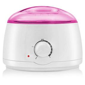 img 4 attached to Efficient Hair Removal: Salon Sundry Portable Electric Hot Wax Warmer with Stylish Pink Lid