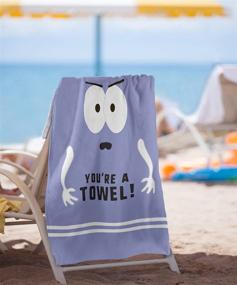 img 3 attached to 🧴 Officially Licensed South Park Towelie Beach Towel - 30" x 60