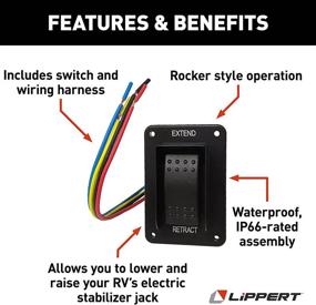 img 3 attached to 🔌 Lippert 387874 Power Stabilizer Switch - Black: Enhance Stability with Reliable Control
