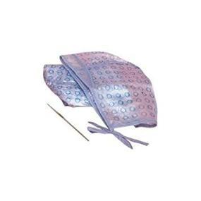 img 2 attached to 🧢 Hair Frosting Cap with Metal Needle for Artistic Styling