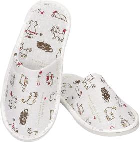 img 4 attached to Disposable Slippers Cotton Breathable Non Slip Foot, Hand & Nail Care