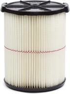 craftsman cmxzvbe38754 red stripe general purpose wet dry vac replacement filter: 5 to 20 gallon shop vacuums logo