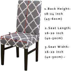 img 3 attached to CHICHIC Removable Protector Washable Slipcover