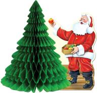 🎅 santa tissue tree centerpiece party accessory - 1 count/pack logo