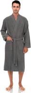 towelselections turkish bathrobe x large titanium logo