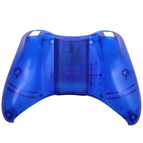 img 2 attached to 🎮 OSTENT Blue Case Shell & Buttons Kit - Compatible with Microsoft Xbox 360 Wireless Controller - Replacement
